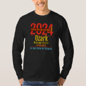 Ozark National Forest Arkansas Total Solar Eclipse T-shirt (Voorkant)