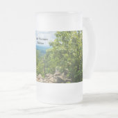 Ozark National Forest Cliff Uitzicht Frosted Glass Matglas Bierpul (Voorkant rechts)