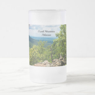Ozark National Forest Cliff Uitzicht Frosted Glass Matglas Bierpul