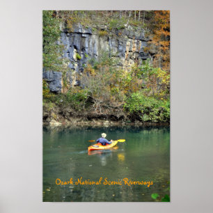 Ozark National Schilderachtig Riverways Poster