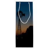 Ozark Sunset Windmill Wijn Cadeautas (Achterkant)