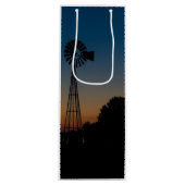 Ozark Sunset Windmill Wijn Cadeautas (Voorkant)