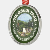 Ozark Trail (rood) Metalen Ornament (Links)