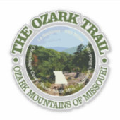 Ozark Trail (rood) Sticker (Voorkant)