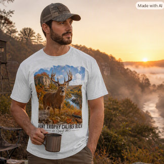 Ozark Whitetail Trophy Buck Jacht Grafisch  T-shirt