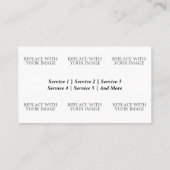 Ozark Windmill Sunset Visitekaartje (Achterkant)