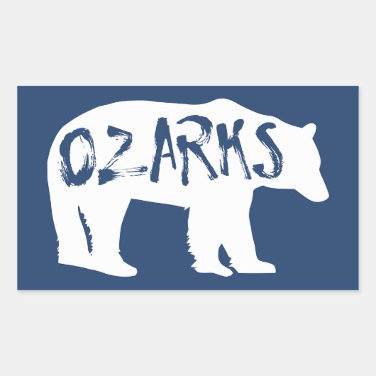 Ozarks Beer Rechthoekige Sticker (Voorkant)