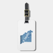 Ozarks, Missouri Wood Grain Bagagelabel (Voorkant verticaal)