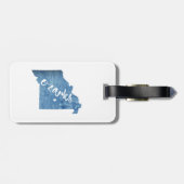 Ozarks, Missouri Wood Grain Bagagelabel (Achterkant horizontaal)