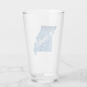 Ozarks, Missouri Wood Grain Glas (Achterkant)