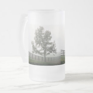 Ozarks Pays Brouillard Verre Froissé Bière Mug