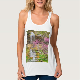 Ozarks Waterfall Spring Bluff Bijbelse Tanktop