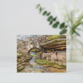 Ozarks Waterfall under Bridge Briefkaart (Staand voorkant)