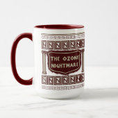 Ozone Nightmare Greek Coffee Mug (Gauche)