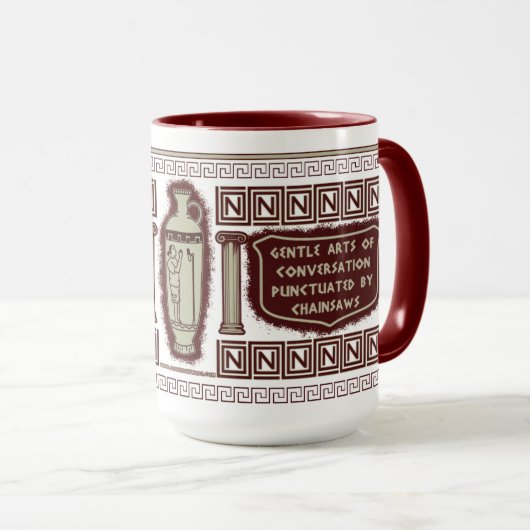 Ozone Nightmare Greek Coffee Mug (Devant droit)