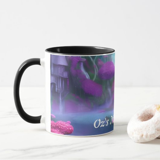 Oz's Morning Tea Gepersonaliseerd  Mok (Met donut)