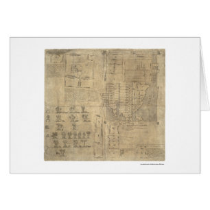 Oztoticpac aztèque débarque la carte 1540