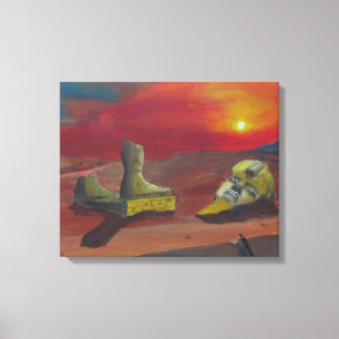 Ozymandias Canvas Afdruk