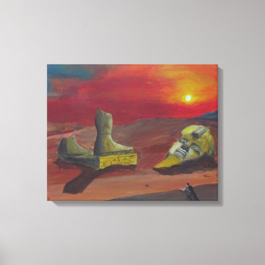 Ozymandias Canvas Afdruk (Voorkant)