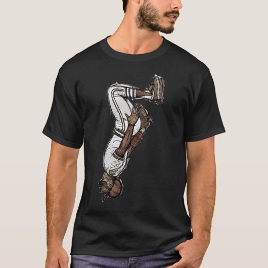 Ozzie Smith St Louis Sketch T-shirt (Voorkant)