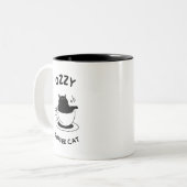 Ozzy Cat Noir Mug - Cosy Feline Vibes (Devant gauche)