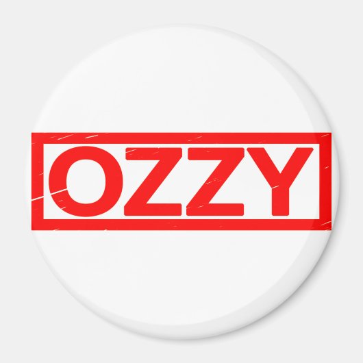 Ozzy Stamp Magneet (Voorkant)