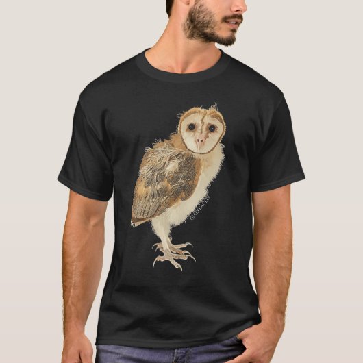 Ozzy the Barn Owl T-Shirt (Voorkant)