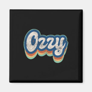 Ozzy voornaam jongen vintage stijl 70s 80s persoon magneet