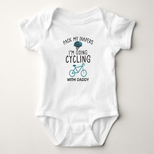 Pакт Mijn Luiers Ik Ga Fietsen met Papa Romper