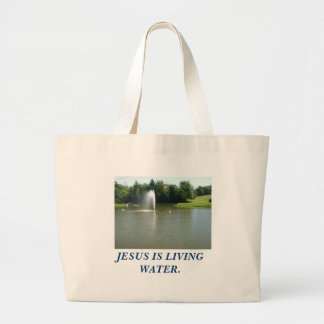 P1010014, JESUS, LEEFT WATER. GROTE TOTE BAG