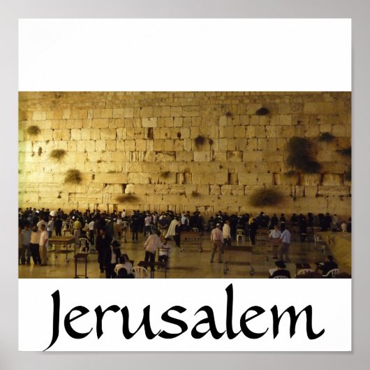 P1080620, Jeruzalem Poster (Voorkant)