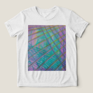 P34 Unieke Kleurrijke Abstracte Kunst Tri-Blend Shirt