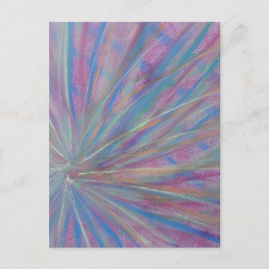 P36 Unieke Kleurrijke Abstracte Kunst Briefkaart (Voorkant)