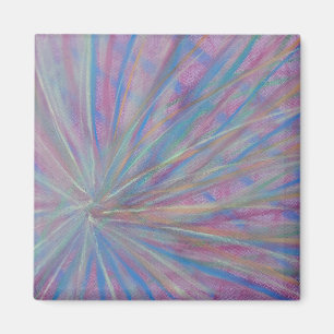P36 Unieke Kleurrijke Abstracte Kunst Magneet