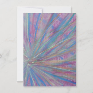 P36 Unieke Kleurrijke Abstracte Kunst Notitiekaartje