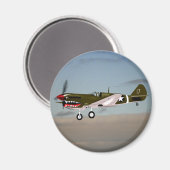 P40 Aimant Warhawk (Recto/Verso)