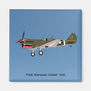 P40E Warhawk Fighter Magneet