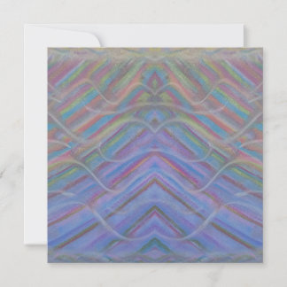 P40M Unieke Kleurrijke Abstracte Kunst Kaart