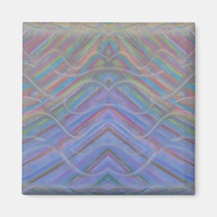 P40M Unieke Kleurrijke Abstracte Kunst Magneet