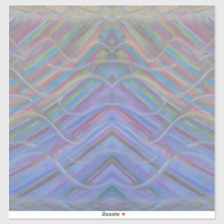 P40M Unieke Kleurrijke Abstracte Kunst Sticker