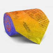 P45 Manuscript Stropdas - Psychedelic (Opgerold)