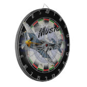 P51 Mustang Dartbord (Voorkant Links)
