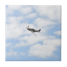 P51 Mustang in vlucht
