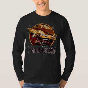 P51 Mustang USAF gevechtsvliegtuig T-shirt