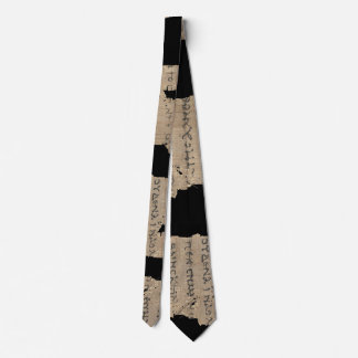 P52 Papyrus Fragment Tie–Earliest New Testament Stropdas