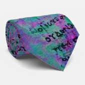 P52 Psychedelic Stropdas - Darker (Opgerold)