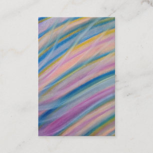 P6 Unieke Kleurrijke Abstracte Kunst Visitekaartje