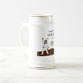 P78 Mug de bière de la Réunion virtuelle (Devant gauche)