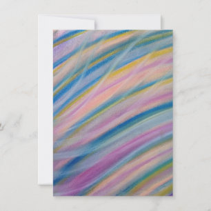 P8 Unieke Kleurrijke Abstracte Kunst Bedankkaart