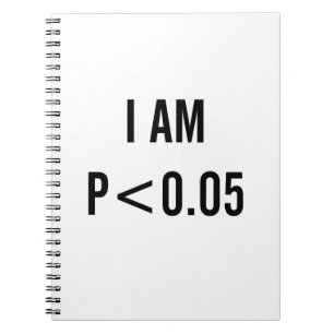 P < .05 I ben een belangrijke statistische wiskund Notitieboek